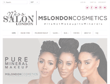 Tablet Screenshot of misssalon.co.za